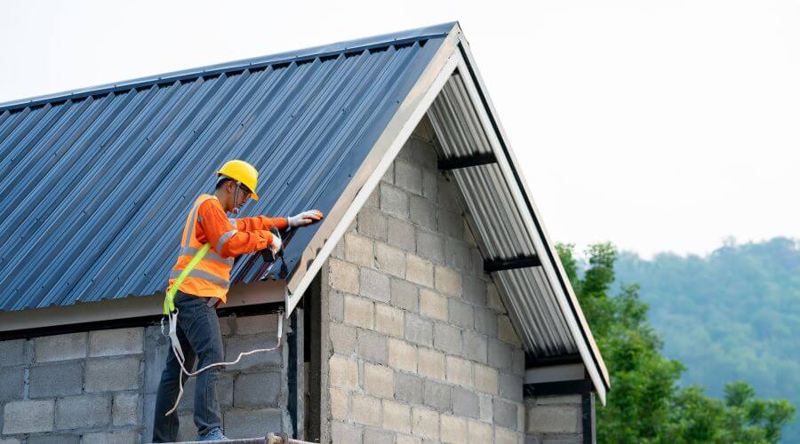 Professional metal roof installation in Bern, ID